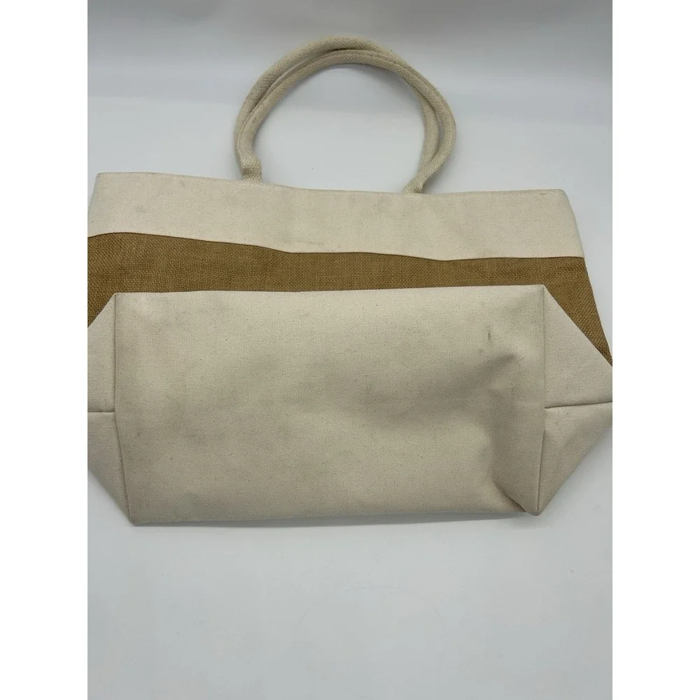 Disney Cruise Line Castaway Club Canvas Burlap Beach Tote Bag weekender